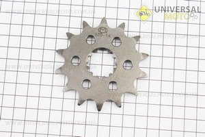 Зірка передня CG / CB-520H-14T (дрібні шліци) Loncin- LX300-6. Китай (Запчастини на мотоцикл Loncin / UM5072-V66)