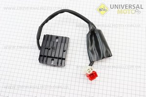 Loncin- LX250GY-3 Реле-регулятор напруги 5 проводів - "3 + 2". Китай (Запчастини на мотоцикл Loncin / UM5072-V88)