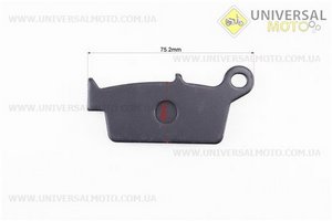 Гальмівні колодки (дискові) Loncin- LX250GY-3. TMMP (Запчастини на мотоцикл Loncin / UM5073-V13)