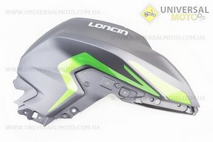 Loncin- LX250-15 пластик - бака паливного правий, сірий. Китай (Запчастини на мотоцикл Loncin / UM5073-V18)