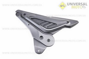 Loncin- LX300-6H 300AC пластик - бічний середній правий, ЧОРНИЙ матовий. Китай (Запчастини на мотоцикл Loncin / UM5073-V41)