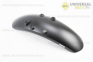 Loncin- LX300-6H 300AC пластик - крило переднє, ЧОРНИЙ матовий. Китай (Запчастини на мотоцикл Loncin / UM5073-V46)