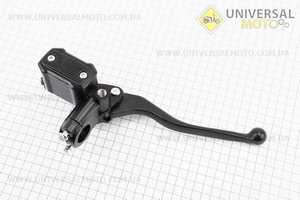 Loncin- LX300-6H 300AC Циліндр гальмівний головний передній системи з важелем М10. Китай (Запчастини на мотоцикл Loncin / UM5073-V62)