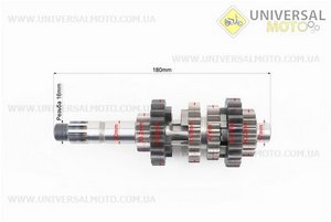 Loncin- LX300-6 Коробка передач (два вала з шестернями). VOGE (Запчастини на мотоцикл Loncin / UM5073-V83)