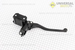 Loncin- LX250GY-3 Циліндр гальмівний головний передньої системи з важелем М10. Китай (Запчастини на мотоцикл Loncin / UM5074-V50)