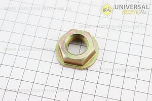 Loncin-LX300-6 Гайка передньої зірки М18. Китай (Запчастини на мотоцикл Loncin / UM5075-V61)