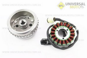 Loncin- LX300-6 Магнето у зборі (генератор). VOGE (Запчастини на мотоцикл Loncin / UM5075-V62)