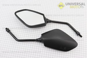 Loncin- LX300GY-A Дзеркала чорні комплект, м10. Китай (Запчастини на мотоцикл Loncin / UM5075-V68)