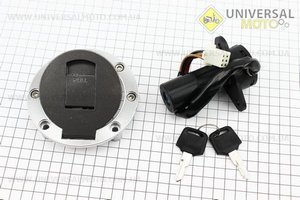 Замки комплект (зажигания, крышка бака) . Китай (Мотоцикл Viper V150A / UM5080-V09)