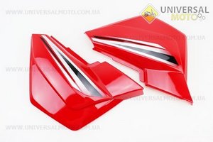 Пластик - бічний середній лев, прав комплект 2шт, ЧЕРВОНИЙ. Китай (Viper-Запчастини на мотоцикл Viper V150A / UM5081-V97)