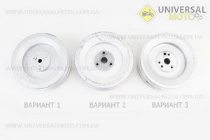 Шкив ведомый диаметром 125мм под шлиц Z=19 (два паза под ремень SPB). Китай (Мотоблок с двигателем 168F / UM6011-V04)