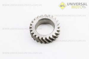 Шестерня колінвала Z=24 168F/170F. Китай (Запчастини на мотоблок з двигуном 168F / UM6011-V36)