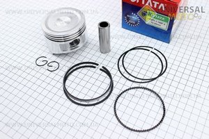 Поршневий комплект (поршень, кільця, палець) 170F 70мм +0,25 (H=49мм, палець 18мм). Китай (Запчастини на мотоблок з двигуном 168F / UM6011-V92)