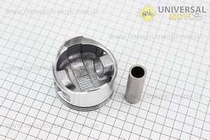 Поршневий комплект (поршень, кільця, палець) 168F 68мм +0,25 (H=49мм, палець 18мм). TATA (Запчастини на мотоблок з двигуном 168F / UM6013-V17)