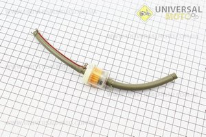 Шланг топливный (внешн. 9,5мм, внутр. 5мм) 200мм + зажимы + фильтр. Taiwan (Мотоблочный двигатель 168F / UM6013-V52)