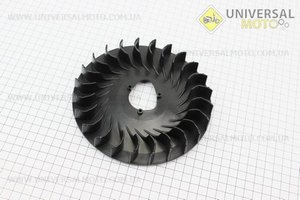 Крильчатка охолодження (пластик) 168F/170F. TATA (Запчастини на мотоблок з двигуном 168F / UM6013-V66)