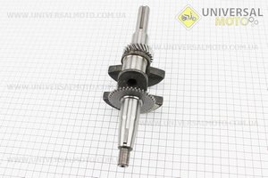 Колінвал під шпонку Ø19мм 168F, робочий хід 45мм, для двигуна GX-160 – 5,5к.с.. Китай (Запчастини на мотоблок з двигуном 168F / UM6014-V55)