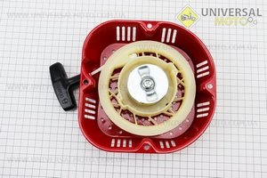 Стартер ручний в зборі 168F / 170F Тип №6. Китай (Запчастини на мотоблок з двигуном 168F / UM6014-V68)