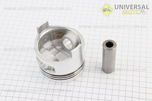 Поршень, кільця, палець комплект 178F 78мм STD (форкамера в формі "Конуса"). Китай (Запчастини на мотоблок з двигуном 178 и 186F / UM6020-V48)