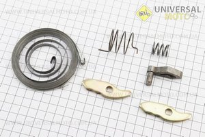 Ремонтний комплект ручного стартеру (кулачок-2шт, пружина-3шт) 186F. Китай (Запчастини на мотоблок з двигуном 178 и 186F / UM6020-V53)