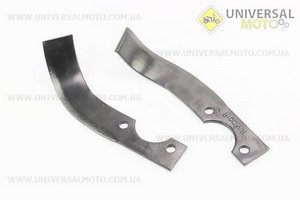 Ніж фрези 178F / 186F лівий / Пр. комплект 2шт. Китай (Запчастини на мотоблок з двигуном 178 и 186F / UM6023-V27)