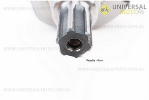 Коленвал 186F под шлиц + шестерни + подшипник. ТАТА (Мотоблочный двигатель 178/186F / UM6025-V68)