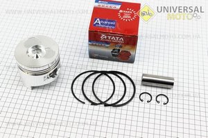 Поршень, кільця, палець комплект 186F 86мм +0,25 (форкамера в формі "Конуса"). TATA (Запчастини на мотоблок з двигуном 178 и 186F / UM6025-V99)