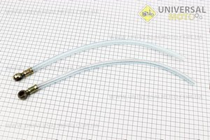 Трубка - шланг топливный длинной 410мм, комплект 2 штуки . Китай (Мотоблочный двигатель 175/180N / UM6030-V31)