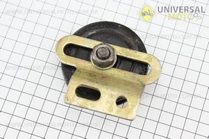 Ролик натяжний ременя + підшипник + кріплення. Китай (Запчастини на мотоблок з двигуном 175 та180N / UM6030-V54)