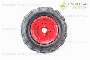 Колесо на мотоблок в сборе 6,00-12 Тип №1. Китай (Шины / UM6031-V11)
