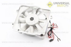 Вентилятор в зборі R195NM (зі статором). Китай (Запчастини на мотоблок з двигуном 190 и 195N / UM6040-V15)
