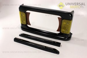 Облицовка фары черная (метал) R195NM