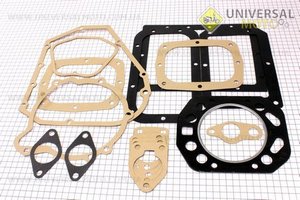 Прокладки двигателя комплект 15 штук R195NM под крышку 9 отверстия . Viper (Мотоблочный двигатель 190/195N / UM6041-V46)