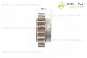 КПП - Шестерня ведуча знижує Z = 20. Китай (Запчастини на мотоблок з двигуном 175 и 195N / UM6041-V97)
