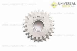 КПП - Шестерня проміжна зад. передачі Z = 20х26. Китай (Запчастини на мотоблок з двигуном 175 и 195N / UM6042-V01)