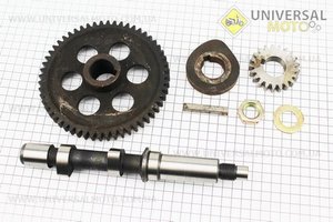 Розподільчий вал в зборі R190 / R195NM. Viper (Запчастини на мотоблок з двигуном 190 и 195N / UM6042-V41)