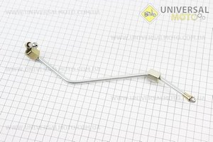 Трубка паливна метал (насос - форсунка) R195NM Тип №2. Китай (Запчастини на мотоблок з двигуном 190 и 195N / UM6042-V63)