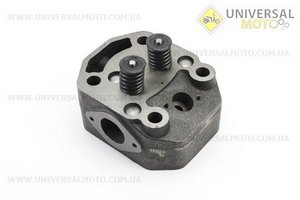 Головка циліндру R195NM в зборі. Китай (Запчастини на мотоблок з двигуном 190 и 195N / UM6043-V66)
