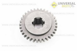 КПП - Шестерня первинного валу 81-1 Z = 15x33. Китай (Запчастини на мотоблок з двигуном 175 и 195N / UM6043-V69)