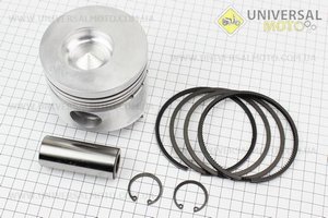 Поршень, кольца, палец к-кт R190N 90мм +0,25 (с выборкой под клапана)
