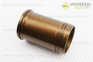 Гільза циліндру R185N (H = 160мм, Øвенца = 105,7мм, Øверх.пояс = 98,00мм, Øніж.пояс = 98,00мм), жовта, з рискою. Китай (Запчастини на мотоблок з двигуном 190 и 195N / UM6047-V49)