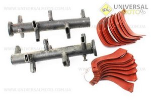 Фреза в зборі, під шліц 32мм, ширина захвату 750мм, 18 ножа, R175 / 180/190/195 / мототрактор. Китай (Навісне обладнання / UM6048-V22)