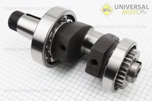 Колінвал з підшипником и в зборі R185N/R190N. Китай (Запчастини на мотоблок з двигуном 190 и 195N / UM6048-V89)