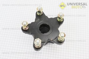 Маточина колеса d=39мм 5 отворів 6,00-12. Viper (Запчастини на мотоблок з двигуном 175 и 195N / UM6049-V92)