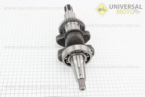 Колінвал під шліц Ø25мм в зборі 182F / 188F / 190F. Китай (Запчастини на мотоблок з двигуном 177F и 188F / UM6070-V85)
