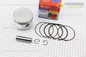 Поршень, кольца, палец, комплект 177F 77мм STD. ТАТА (Мотоблочный двигатель 177F/188F / UM6071-V49)