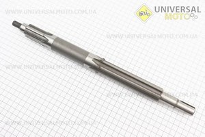 Вал КПП первичный (с валом отбора мощ.) 395мм. Китай (Мотоблок с двигателем 175/195N / UM6080-V05)