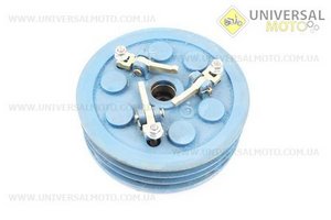 Зчеплення в зборі (три паза). Китай (Запчастини на мотоблок з двигуном 175 и 195N / UM6080-V06)