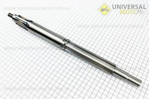 Вал КПП первичный (с валом отбора мощ.) 390мм. Китай (Мотоблок с двигателем 175/195N / UM6080-V44)