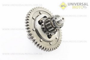 Диференціал в зборі Z=47, Z=15x16, Z=11 JR-Q12E (120-1). Китай (Запчастини на мототрактор / UM6080-V55)